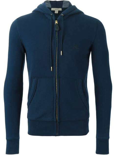 burberry brit zip hoodie|Burberry half zip hoodie men.